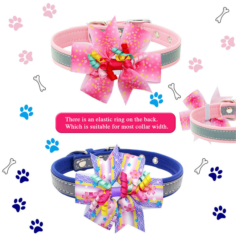 New Dog Bow Tie Movable Bulk Small Dog Bowties Collar Accessories Fashion Dog Bows For Dogs Grooming Accessories Pet Supplies