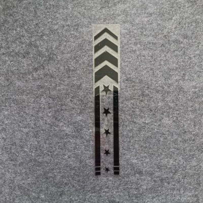 For Motorcycle Decals Fender Stickers 1 Pcs 35*5.5cm Reflective Arrow Rim Stripe Wheel UV Protected Waterproof