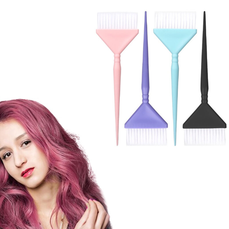 1Pc Hair Dye Coloring Brushes Hair Coloring Applicator Brush Fluffy Hairdressing Comb Barber Tool Salon Hair Styling Accessories