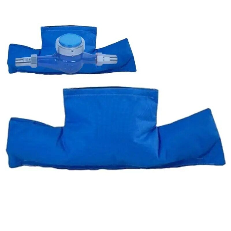Зимняя Изолированная Защитная крышка для счетчика воды, утолщенная ткань, защита от обратного течения для зимних замораживания, профессиональная одежда