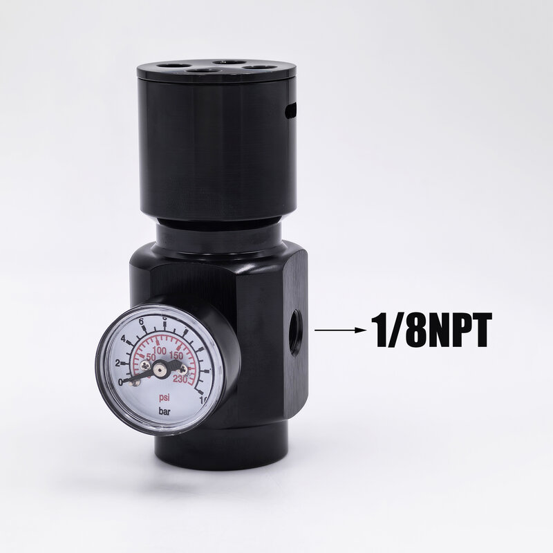 Regulator niskie ciśnienie powietrza HPA 0-150psi przenośny Regulator Micro CO2 amerykański Standard Adapter akcesoria do narzędzia pneumatyczne