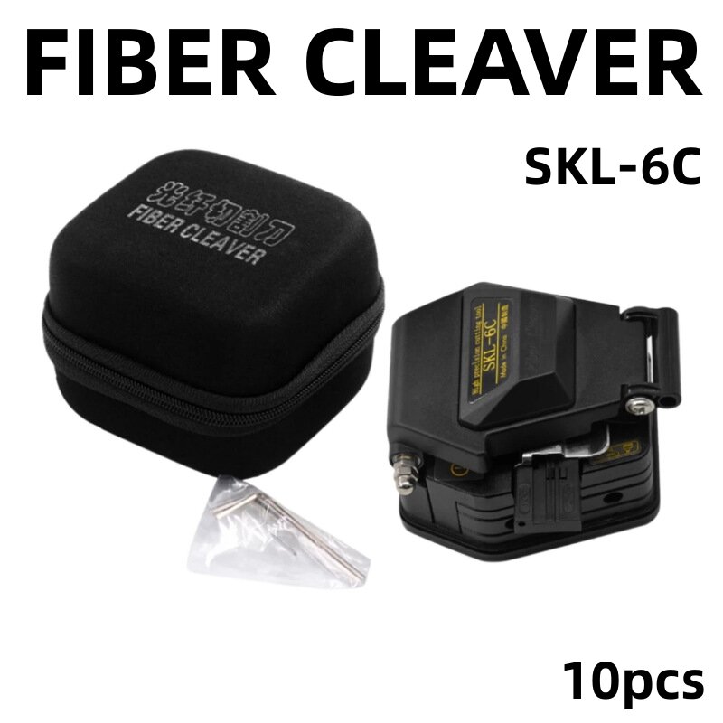 NEW SKL-6C нож складной Fiber cleaver cable cutting knife FTTT fiber optic knife tools cutter Fiber Cleavers 16 surface blade