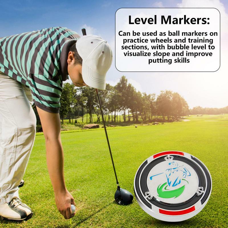 Golf Green Reader High Precision Golf Alloy Level Marker With Scale Golf Accessories For Golf Course Driving Range Green Reader