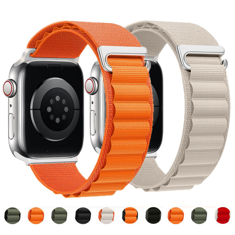 Alpine Lus Band Voor Apple Watch Ultra Band 49Mm 44Mm 40Mm 45 Mm 41Mm 42Mm 38Mm 40 44 45 Mm Armband Iwatch Serie 7 6 5 3 Se 8