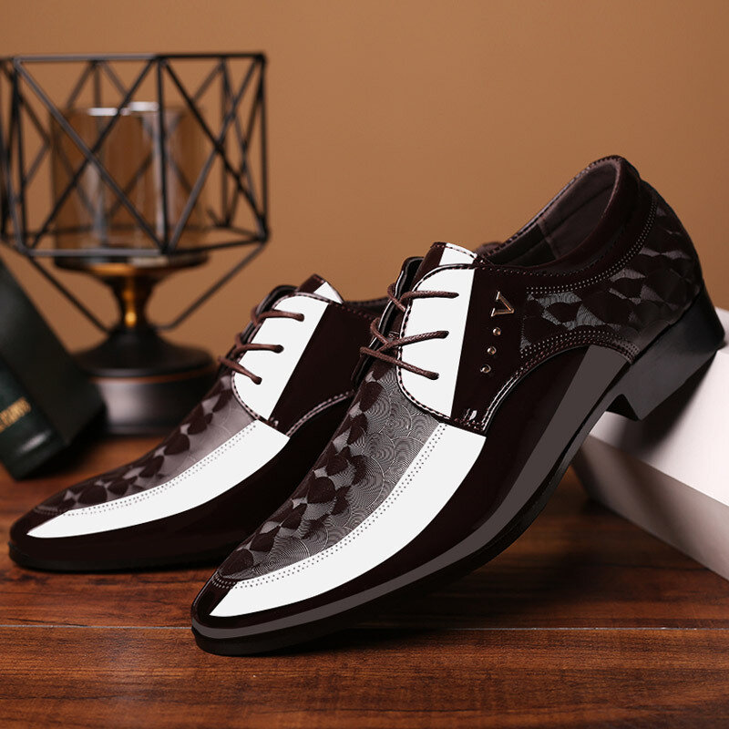 Zapatos de cuero versátiles Para hombre, mocasines de diseñador, Zapatos de vestir de negocios Para boda, novedad de 2024