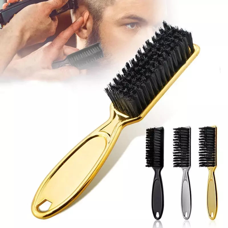 Cepillo de limpieza de pelo suave para peluquería, plumero de cuello de barbero, peine de eliminación de pelo roto, herramientas de peinado, cepillo de afeitar