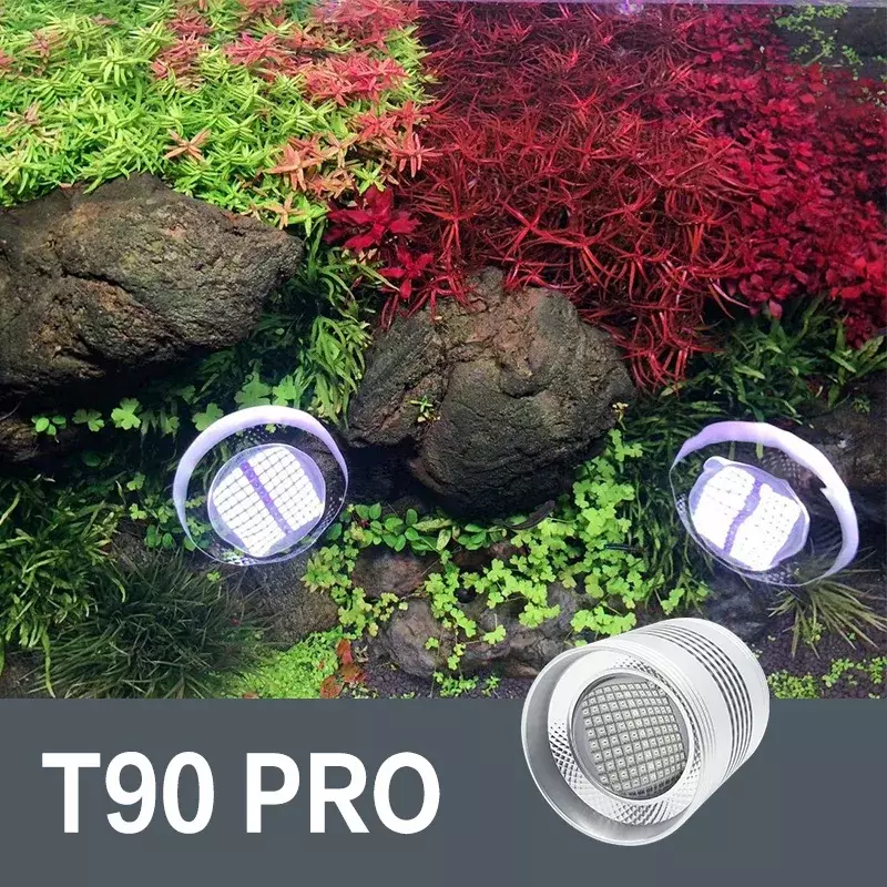 Semana aqua t90 pro app aquário led luz regulável espectro completo cronometragem de água doce aquatic planta iluminação luces para pecera