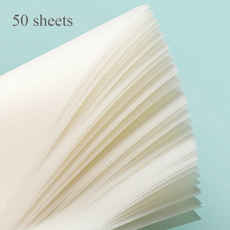 50 arkuszy przezroczystych naklepianych karteczek z notatniki, które zakłada papier do dziennika szkolnego, materiały biurowe, bezpłatna wysyłka