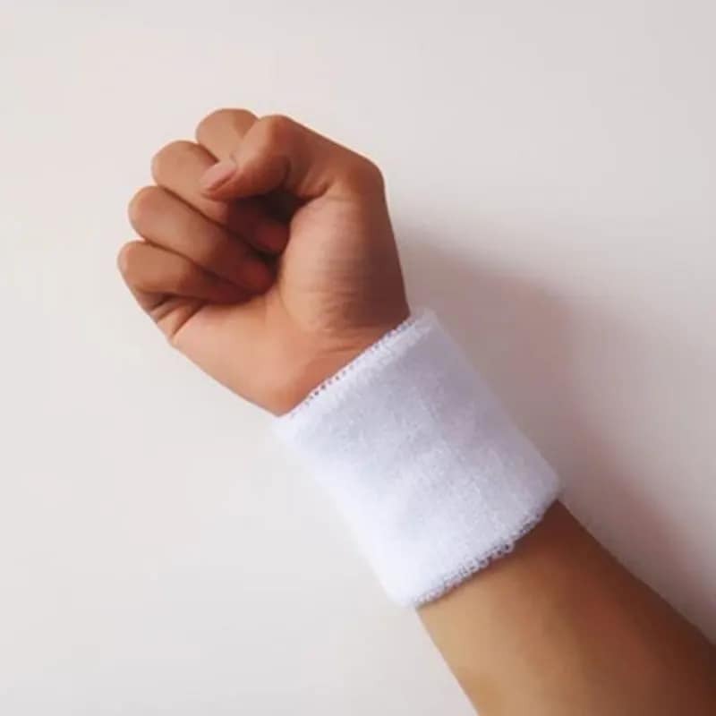 1Pcs Sweat-absorbent Towel Sports Wristbands Wrist Guard For Basketball Volleyball Fitness Wrist Wrap Bandage Tennis Sweat Bands