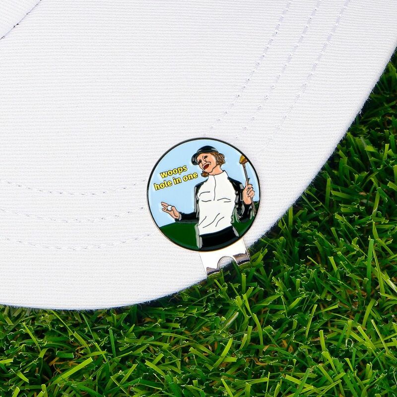 Men Women Removable Metal With Marker Magnetic Adsorption Golf Hat Clip Golf Ball Marker Magnetic Golf Hat Clip Golf Cap Clips