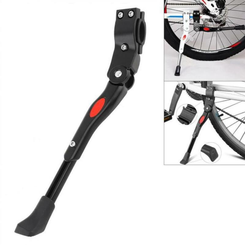 Premium Aluminum Alloy Kickstand - Adjustable Length Stand for 24”-27” Mountain/Road/Sports Bikes