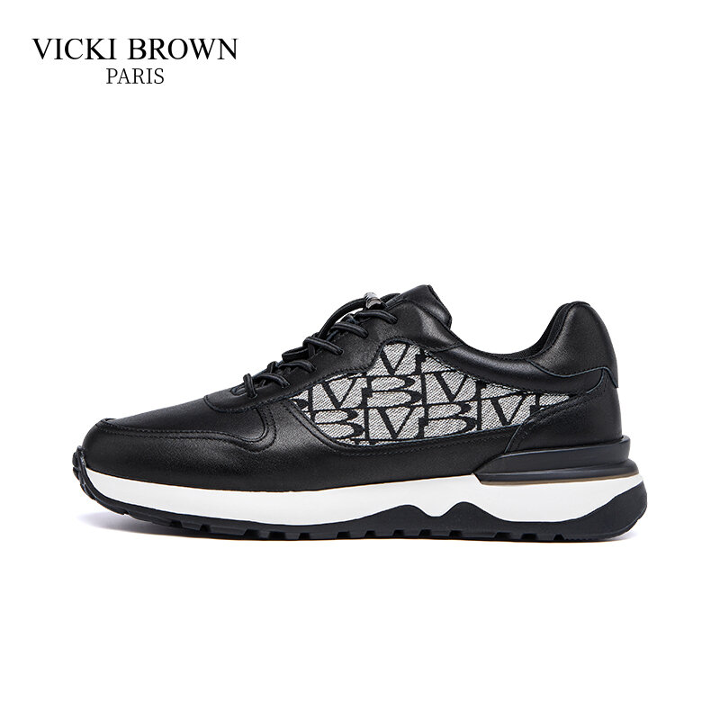 VICKI BROWN-Calçado desportivo de couro masculino, sapatilhas casuais, cavalheiro ao ar livre, tamanho grande europeu, alta qualidade, novo, 2022