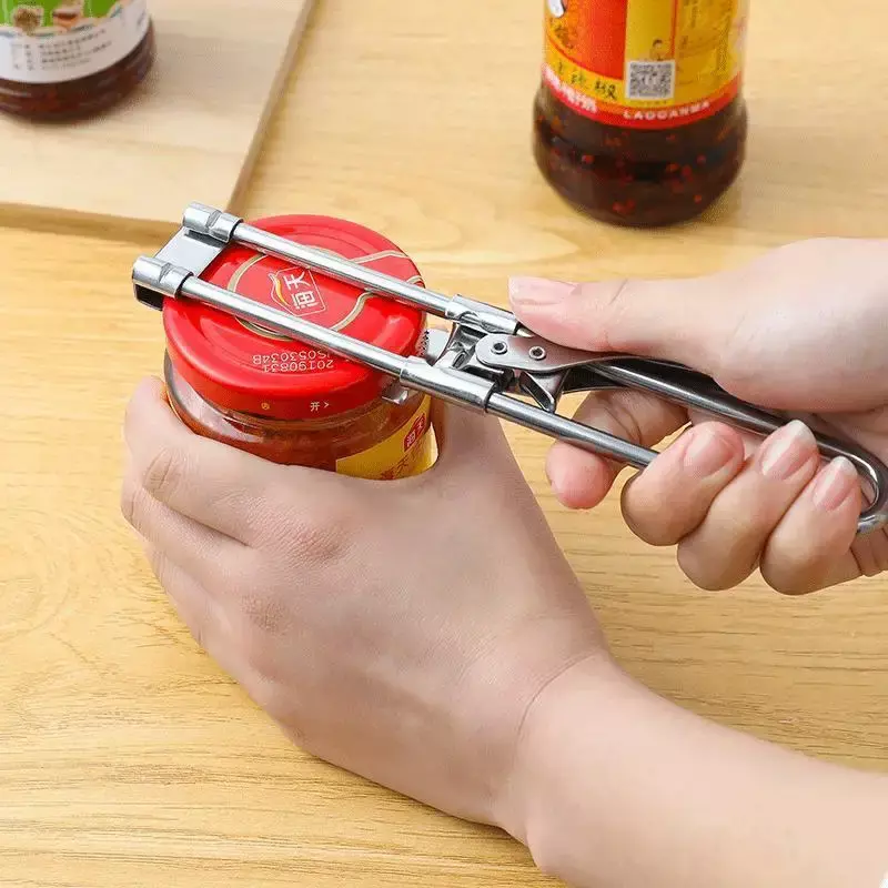 Otwieracz do butelek nakrętka obrotowa nakrętka Twist nakrętka antypoślizgowa śruba narzędzia kuchenne profesjonalny ręczny ręczny otwieracz do kołpak ze stali nierdzewnej