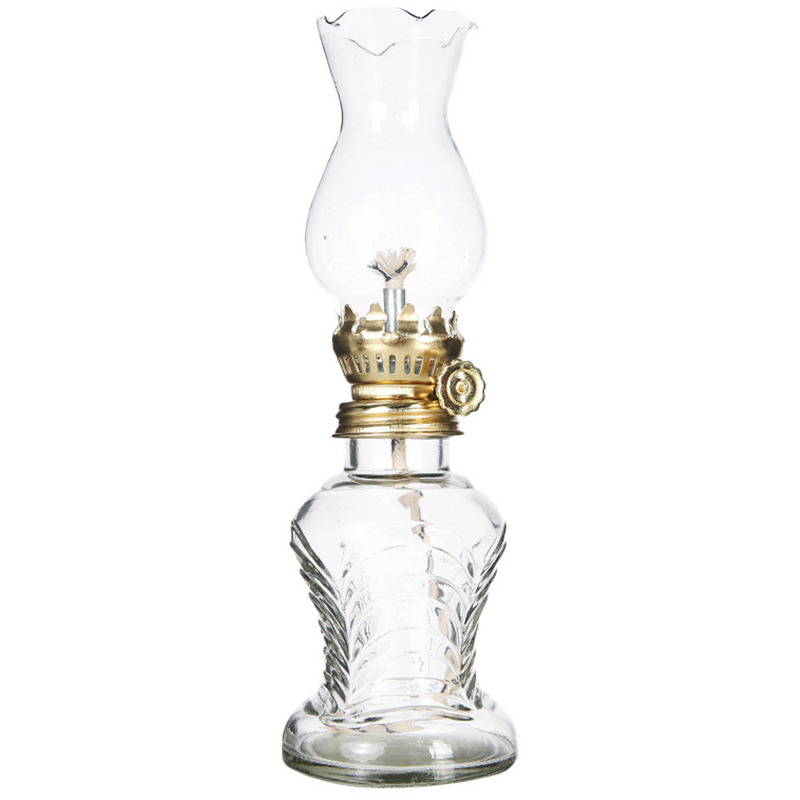 Outdoor Kerosene Lamp for Indoor Use Desktop Lanternate Home Refillable Glass Dinner Scene Oil Lamps 2024 New
