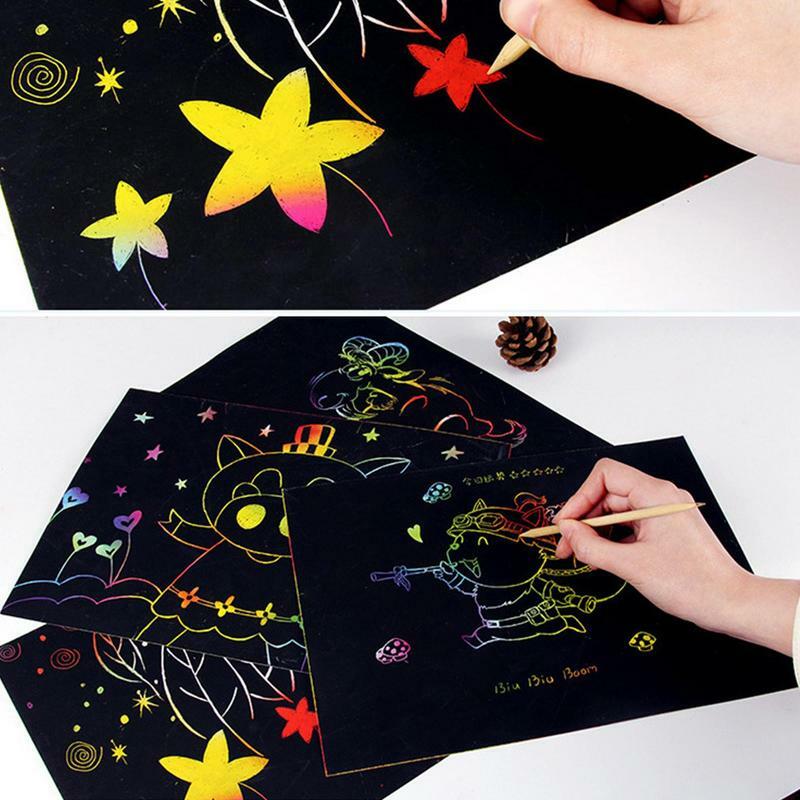 Набор для рисования радужной волшебной бумаги для детей