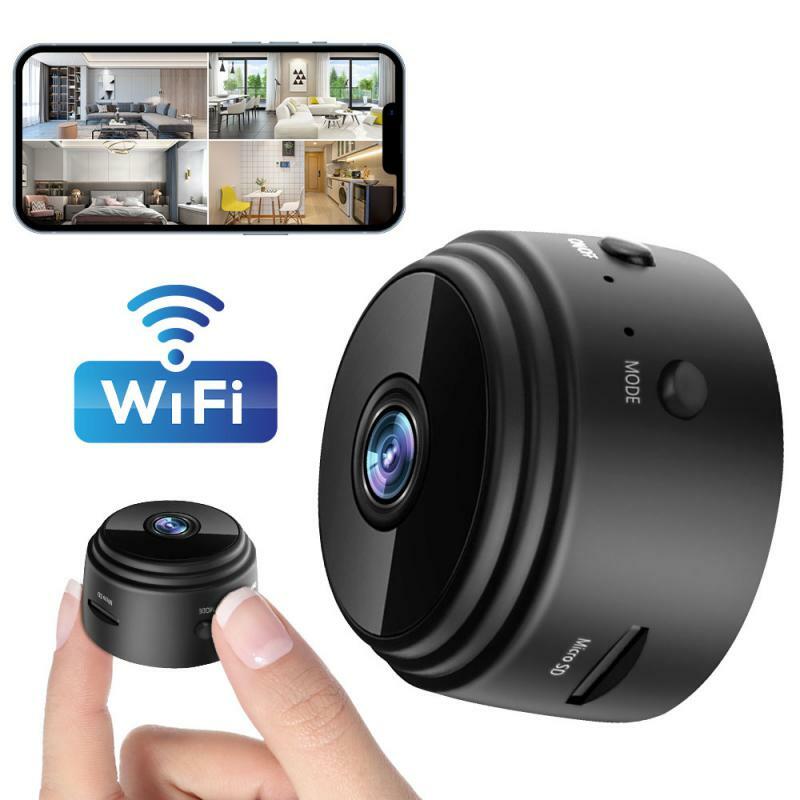 Mini cámara de red magnética A9, 1080p, protección de seguridad, accesorios para el hogar, Monitor remoto inteligente para el hogar, color negro