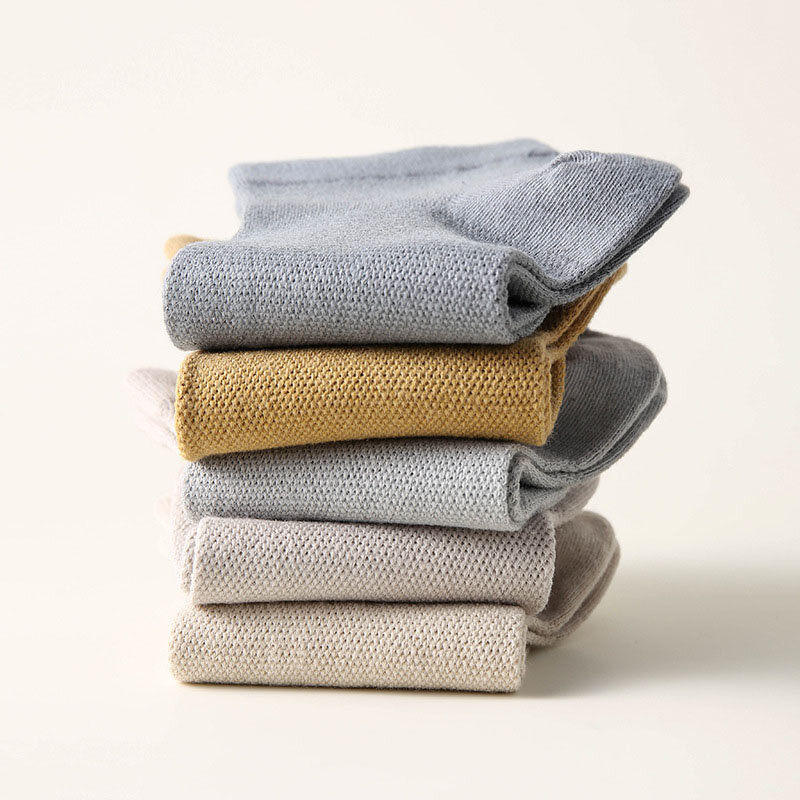 Calcetines tobilleros de algodón transpirable para hombre, medias deportivas de malla, informales, corte fino, talla 38-44, alta calidad, 5 pares