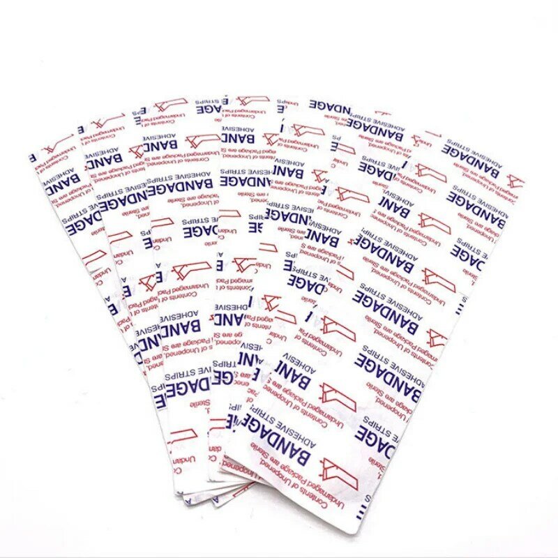50pcs/set Transparent/Non-transparent Round Band Aid Wound Plaster Waterproof Skin Hemostasis Patch First Aid Adhesive Bandages