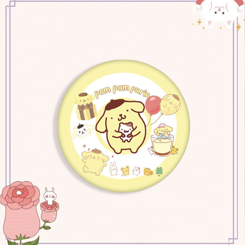 New Sanrio Cute and Beautiful E Style Anime Clothing Badge Badge Kitty Cat Yugui Dog Christmas Gift Two Yuan Zhou Border Fall