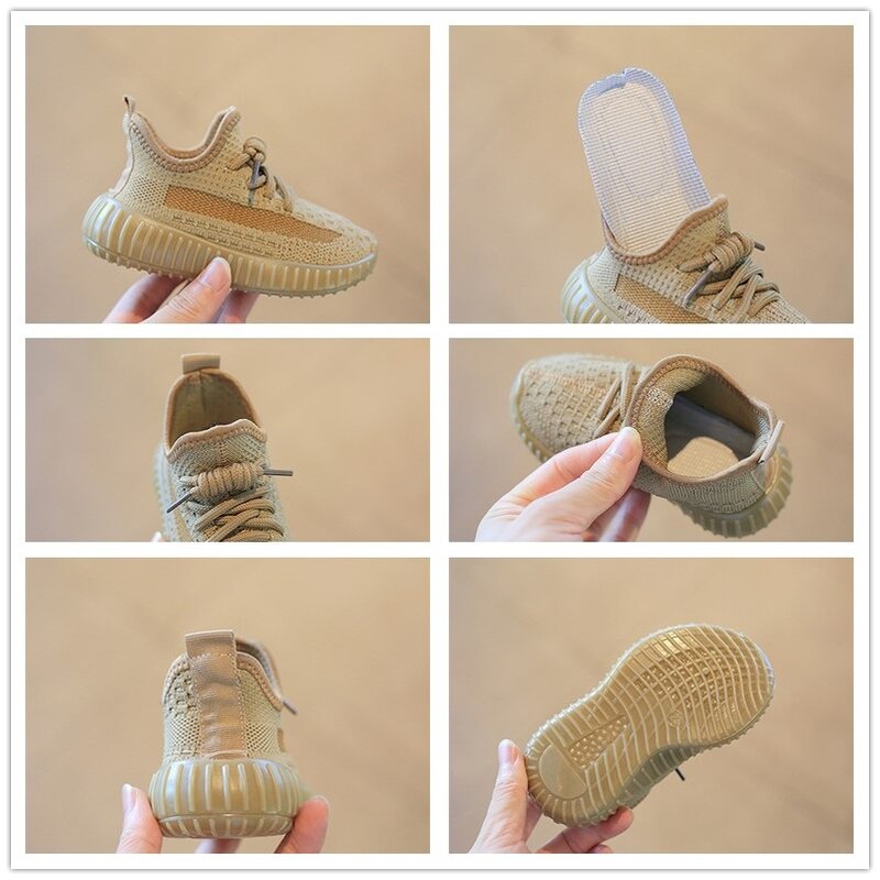 21-38 Size Kids Fashion Sneakers Children Sneakers Casual Shoes Breathable Soft Bottom Boys Girls Students Running Tennis Shoes