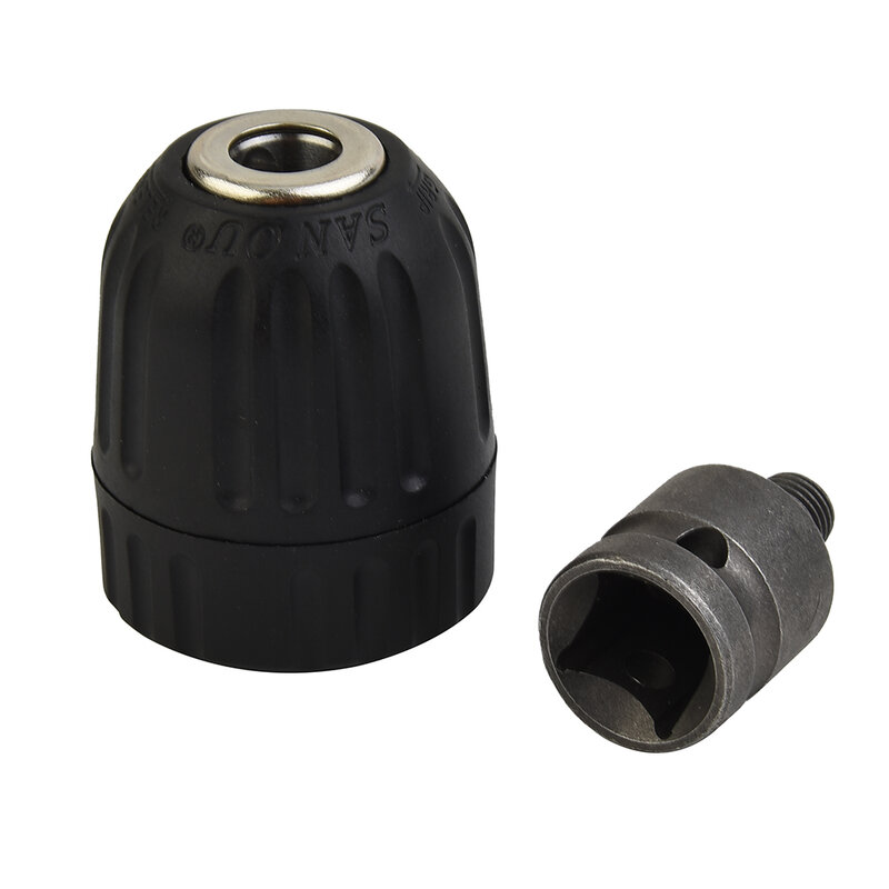 Konvertierungskopf-Buchsen adapter 0,8-10mm für Schlag bohrer Gewinde bohrer schlüssel los 0,8-10mm Bohrer hoher Qualität nützlich schwarz