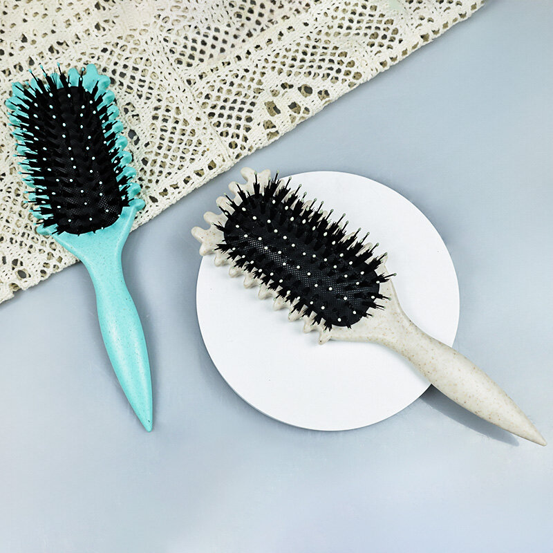 Hohlkamm Bounce Curl definieren Styling Pinsel neue haltbare glatte Haare flauschige Kamm Massage Home Hair Styling Tool Kämme