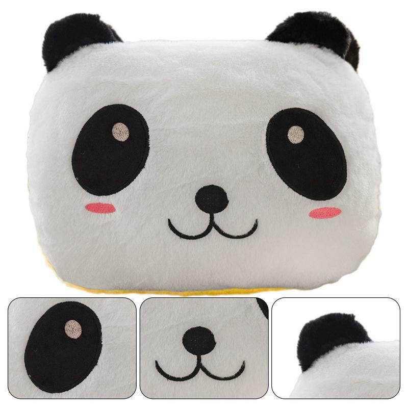 Panda de peluche con luz LED para niñas, juguetes de regalo de cumpleaños, lindos animales de peluche suaves, almohadas luminosas brillantes, juguete para niños