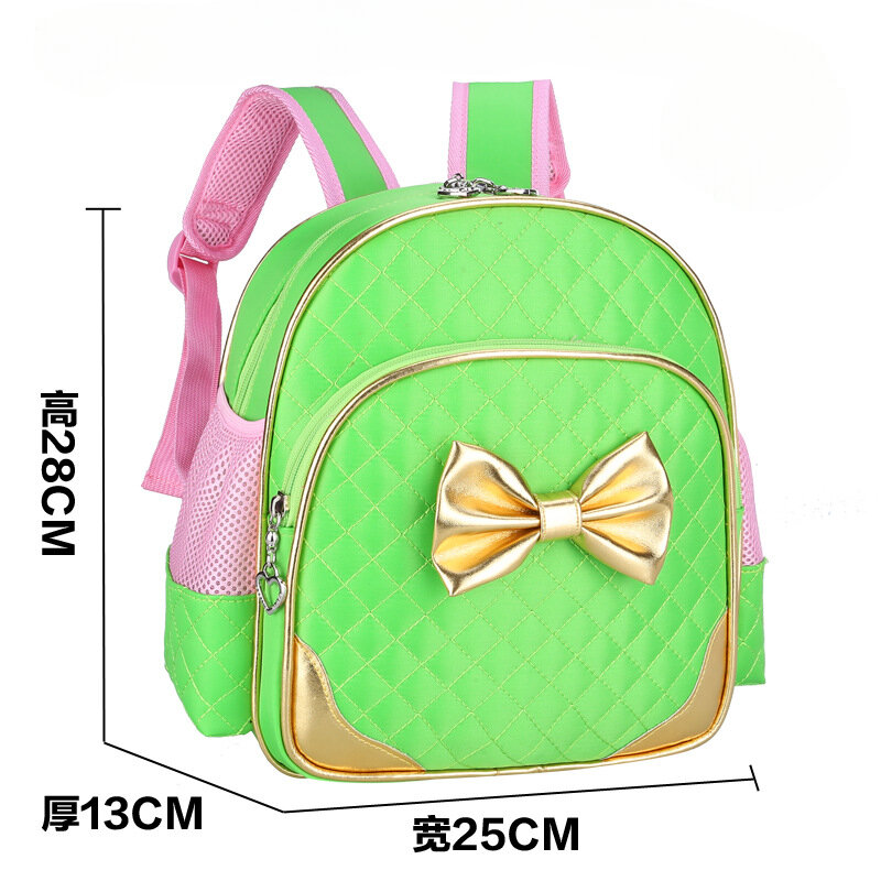 Bolsa escolar respirável leve para crianças, mochila princesa para menino e menina, mãe