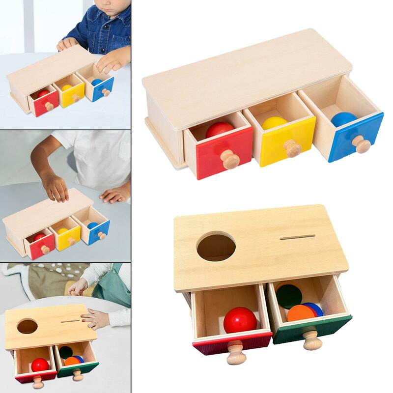 Caja de permanente de objetos para desarrollar habilidades motoras finas, juguete cognitivo de Color para niños de 3, 4, 5 y 6 años, regalos preescolares para el Día de San Valentín para niños