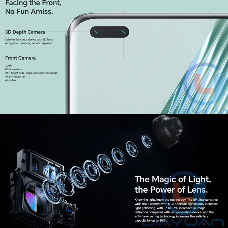 Smartphone Honor-Magic 5 Pro, Versão Global, Original, 6,81 ", Ecrã 120Hz, Snapdragon 8, Gen 2, MagicOS 7.1, 5100mAh, IP68, NFC