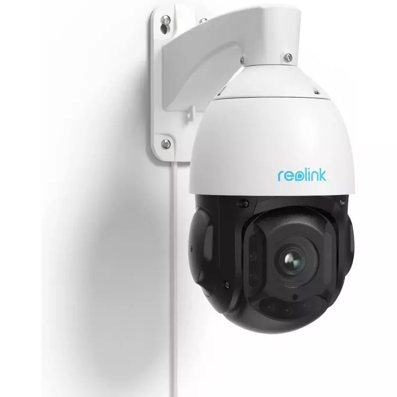 REOLINK-PTZ Sistema De Câmera De Segurança, Visão De 360 Graus, Câmera PoE com Zoom Óptico 16X, Vigilância Ao Ar Livre, Faixas Automáticas Hu, 4K