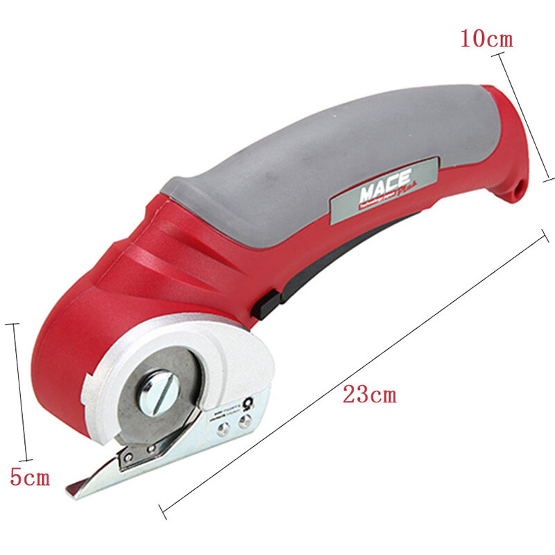 Electric Round Scissor Portable Cordless Rechargeable Electric Scissor Leather Paper Fabric Rotary Cloth Cutter Kit Cutting Tool