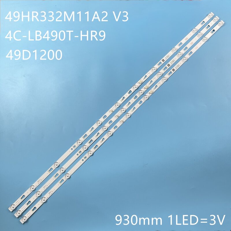 LED strip For Tcl 49sk6000 Mg4s49 Thomson T49FSL6010 HR-99A05-00437 SSM49291 LE03RB2R0-DK 4C-LB490T-HR9 49D1200 49HR332M11A2 V3