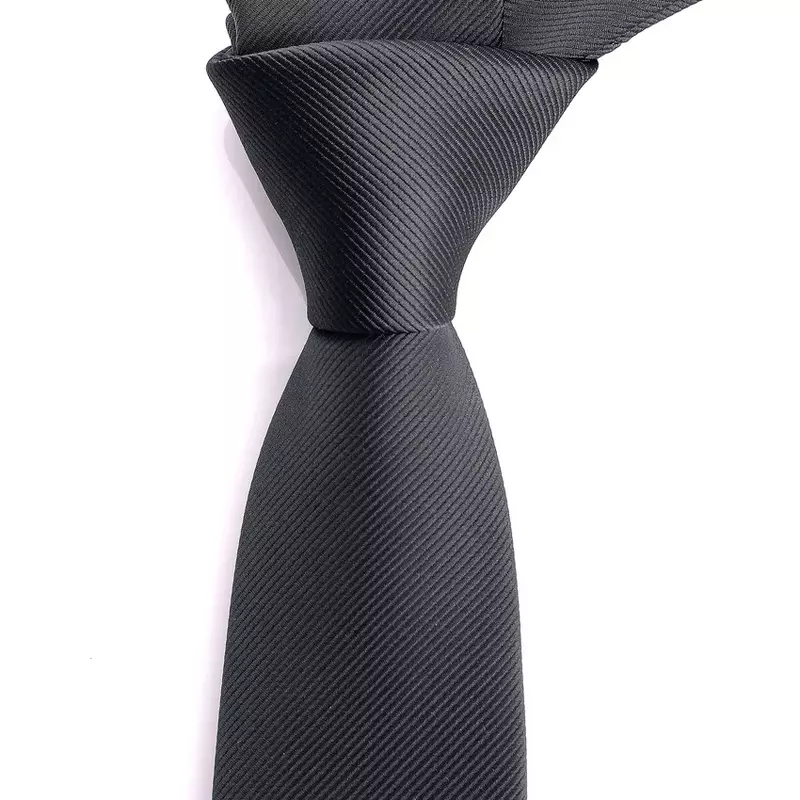 Gravata Jacquard para homens, acessórios de uso diário, presente de festa de casamento masculino, 6cm