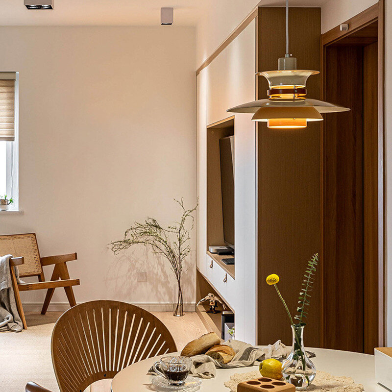 Lámpara de araña minimalista moderna, iluminación colgante multicapa para decoración del hogar, comedor, dormitorio y sala de estar