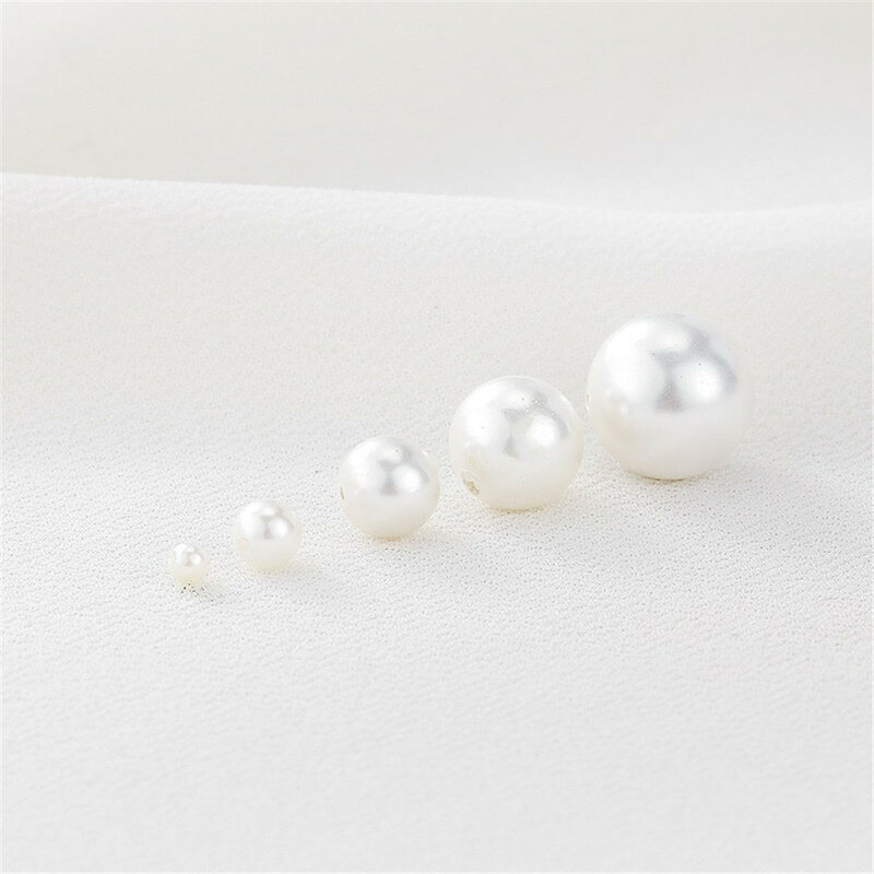 Natürliche Muschel perlen galvani sierte Perlen lose Perlen hand gefertigte DIY Armbänder Halsketten Ohrringe Perlen Schmuck Materialien Zubehör