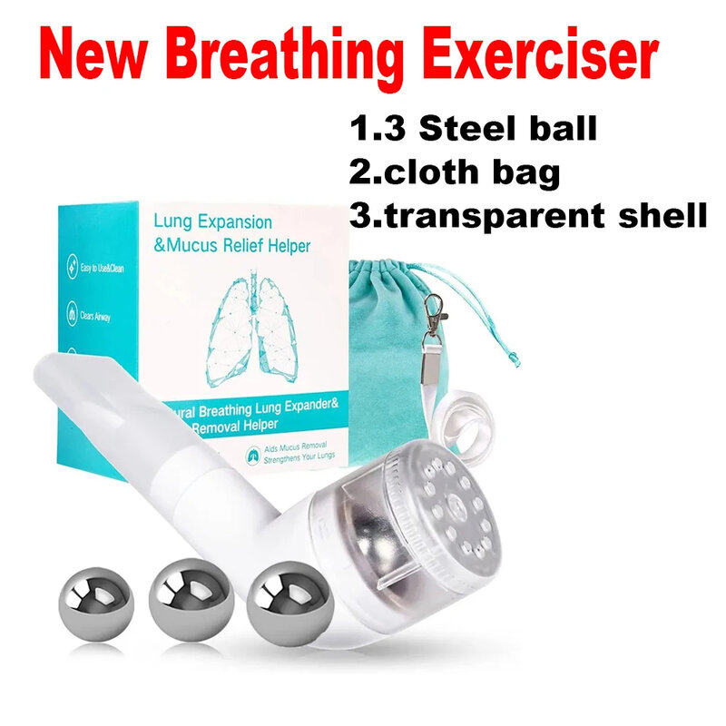 가정용 건강 관리 액세서리용 호흡 트레이너 폐 운동 트레이너 실리콘 마우스 피스 운동 훈련 장비