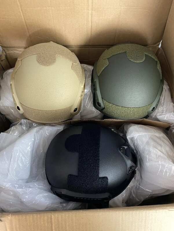 Helm cepat baru Airsoft MH helm taktis kamuflase ABS olahraga luar ruangan helm taktis
