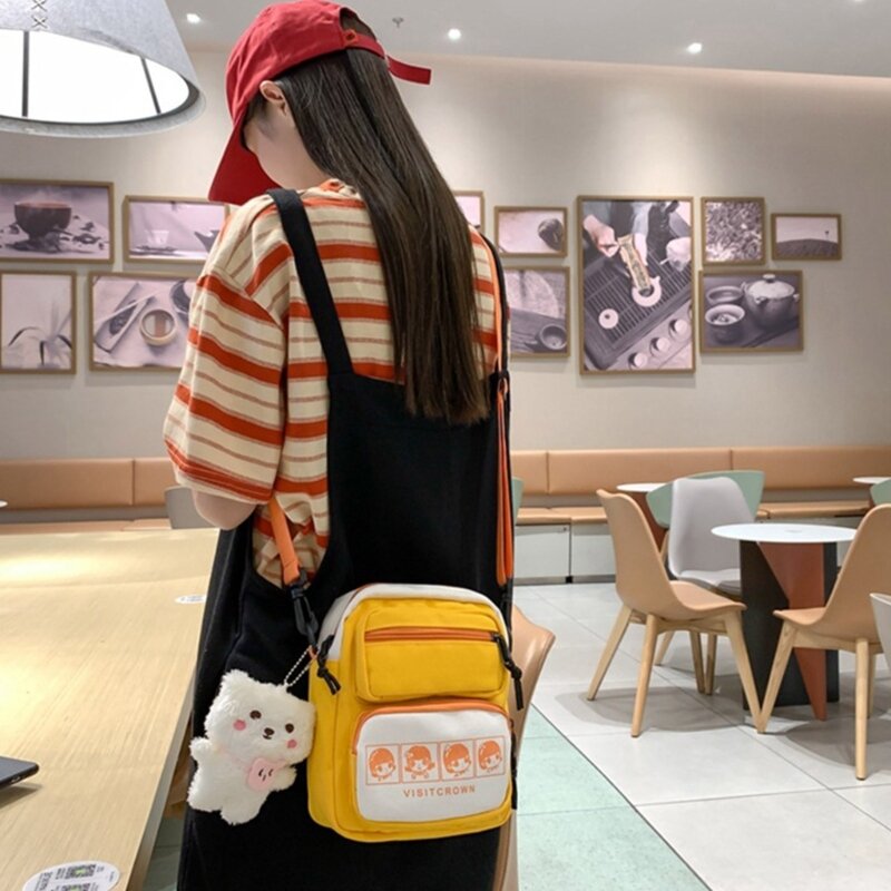 Trendy Canvas Handbag Women's Fashion Shoulder Bag for Everyday Use and Special Occasions 517D