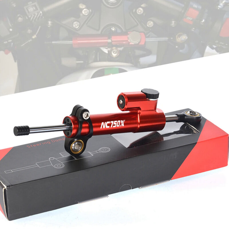 Para HONDA NC750 X NC 750 X NC750X 2014 2015 16 accesorios de motocicletas ajustables Kit de montaje de soporte de amortiguador estabilizador de dirección