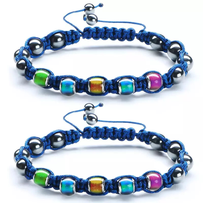 THW3 цветные бусины ручной работы эластичный браслет для женщин ювелирные изделия