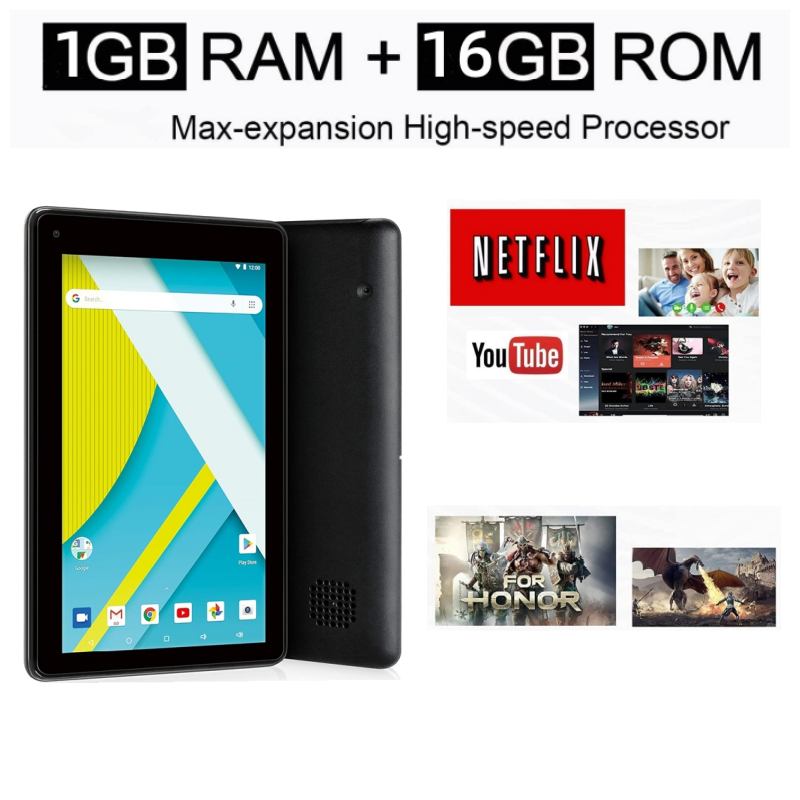 Super oferta 7 cali RCT6973 RAM 1GB + 16GB ROM Android 6.0 Kid Tablet czterordzeniowy IPS ekran WIFI podwójny aparat czterordzeniowy
