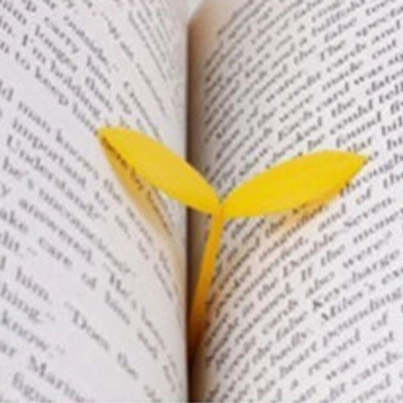 Akcesoria do czytania silikonu do mola książkowego kreatywna mała zakładka do zakładki pączki traw zakładka do książki z kiełkami