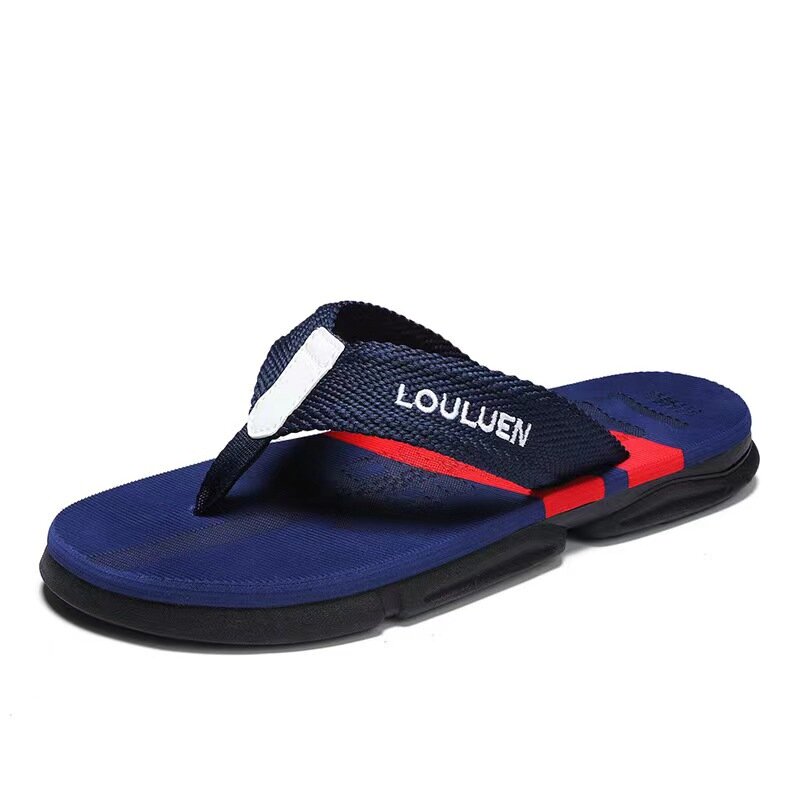 Uomo Flip Flop Outdoor Casual Beach Fashion Shoes Flops sandali antiscivolo pinze Homme Ete Sapatenis Masculino Slides pantofole