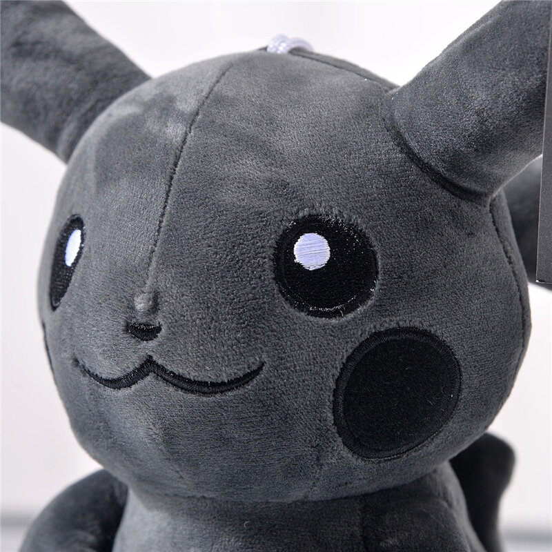 TAKARA TOMY – peluche Pokemon classique, 20CM – 25CM, Pikachu noir, jouets mignons, personnage de dessin animé, poupée pour enfants, cadeau pour fans de Pikachu