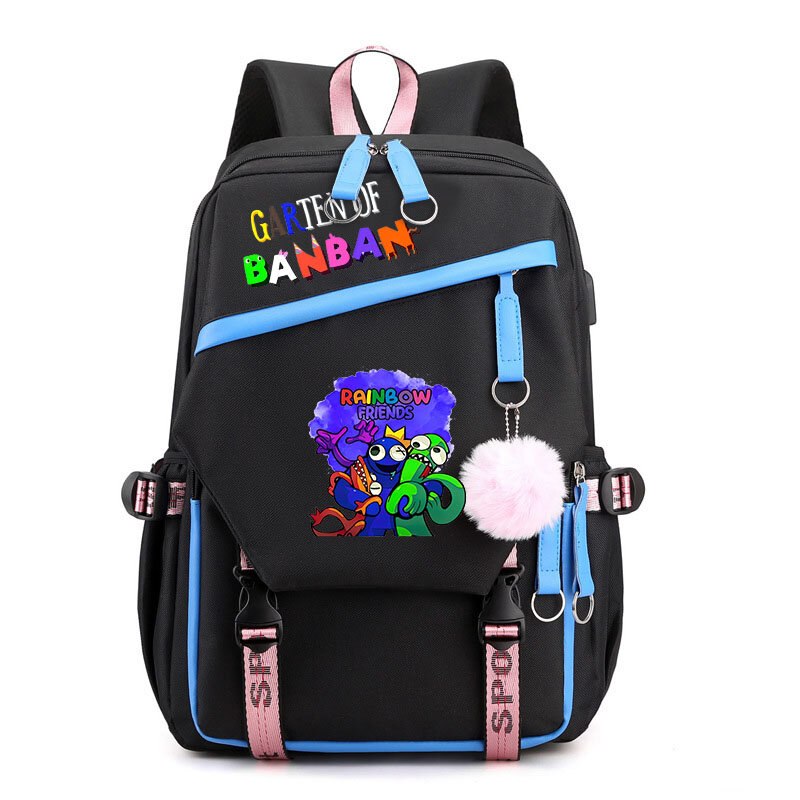 Garten Of Banban mochila escolar para estudiantes adolescentes, mochila con estampado de dibujos animados para niños, mochila informal para niños