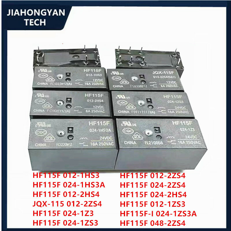 2 buah HF115F JQX-115 0012-2hs4 HF115F hhf115f hhf115f 012-2ZS4 HF115F 024-2ZS4