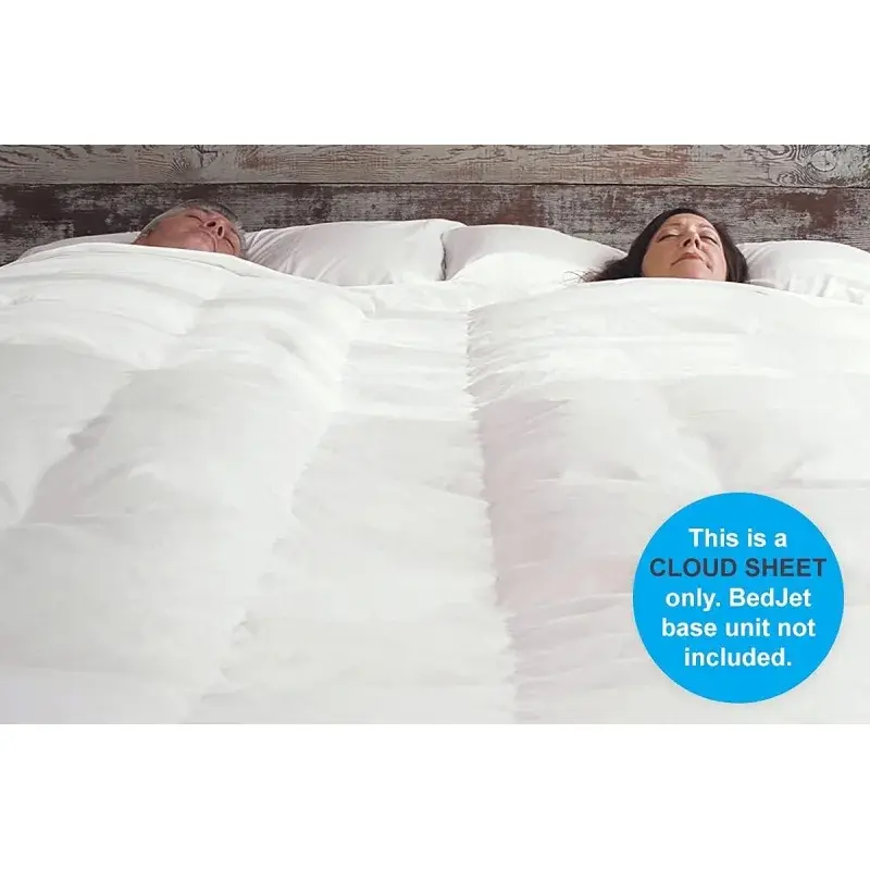 BedJet Cloud Sheet - Dual Zone Queen, Control de refrigeración, calefacción y clima solo para su cama