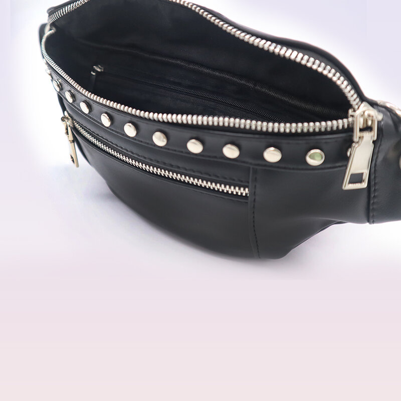 2022 moda damska torba na ramię PU skóra proste stałe torby kurierskie Crossbody multi-pocket torebka torebka damska torba