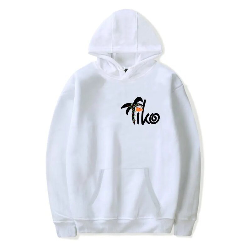 Tiko Youth-hoodies de Manga comprida homem E micher, ด้านบนลำลอง, Roupa de jogo, férias